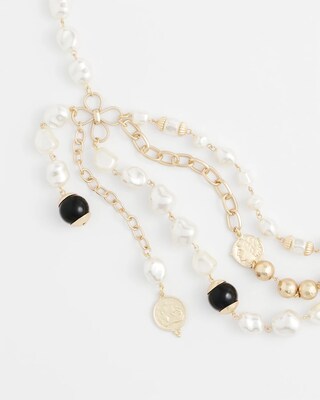 Gold Pearl Multi-Strand Necklace | Chico's